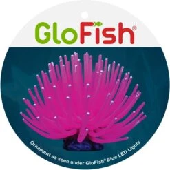 GloFish Anemone Aquarium Ornament -Plax Penn Shop 714542 PT2. AC SS1800 V1670616718