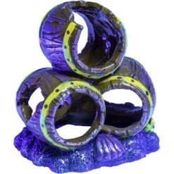 GloFish Aquarium Ornament Barrels, Large -Plax Penn Shop 714574 PT1. AC SS1800 V1670617521