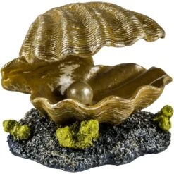 GloFish Clam Aquarium Ornament