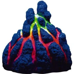 GloFish Volcano Aquarium Ornament 12 GloFish Volcano Aquarium Ornament -Plax Penn Shop 714638 PT3. AC SS1800 V1670614730