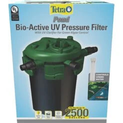 Tetra BP2500 Bio-Active Pressure Filter With 18 Watt UV Clarifier, 2500-gal