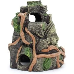 Penn-Plax Cambodian Rock Face Aquarium Ornament -Plax Penn Shop 721614 PT2. AC SS1800 V1672244029