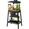 Aqueon Forge Metal Aquarium Stand, Black & Brown -Plax Penn Shop 740702 MAIN. AC SS1800 V1672869035