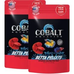 Cobalt Aquatics Select Betta Pellet Food, 1.2-oz Bag, 2 Count
