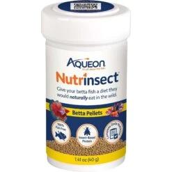 Aqueon Nutrinsect Fish-Free Fish Food Betta Pellets