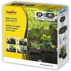 Laguna Square Planting Basket, 2 Count
