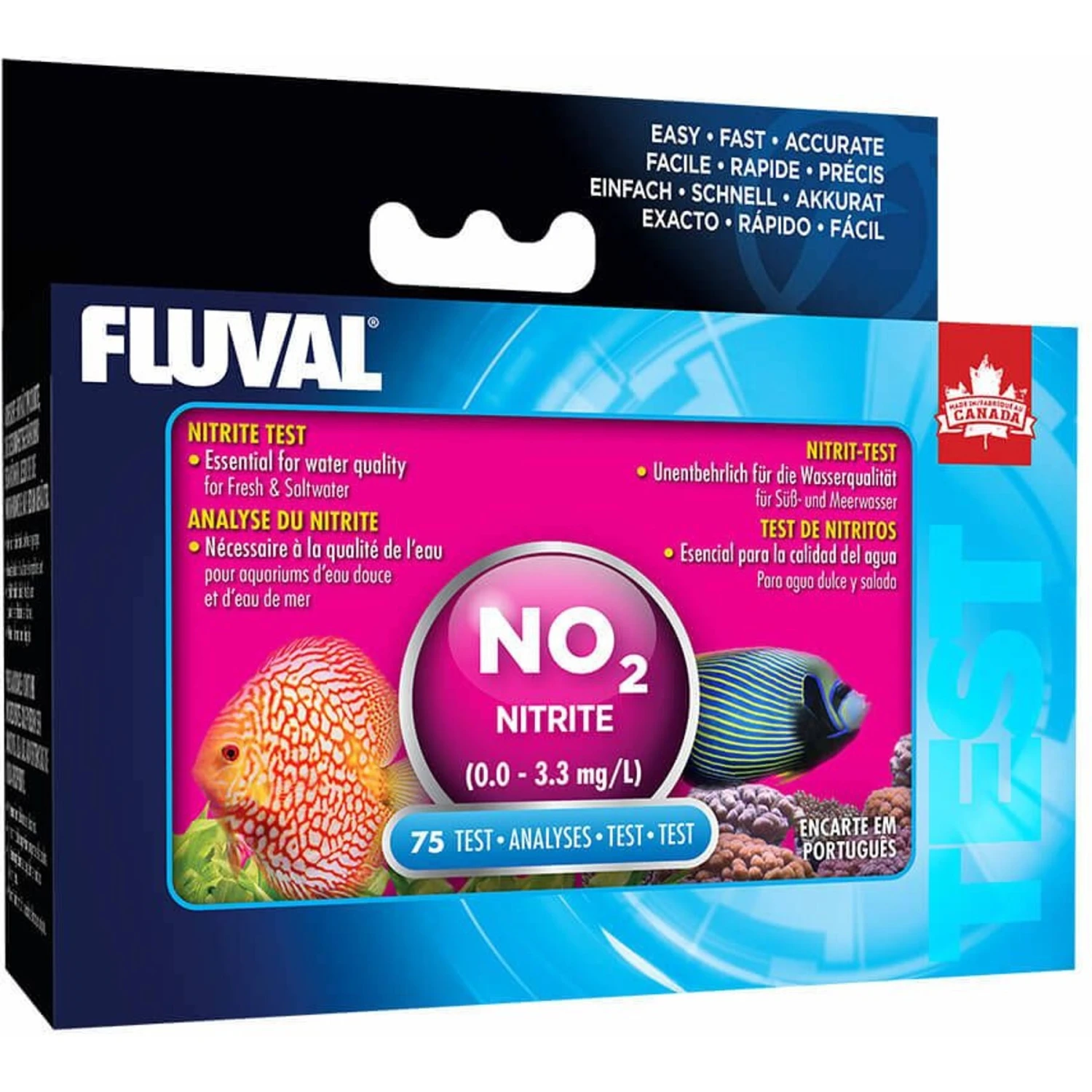 Fluval Nitrite Fish Water Test Kit 3 Fluval Nitrite Fish Water Test Kit
