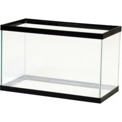 Aqueon Forge Metal Aquarium Stand, Black & Brown & Aqueon Standard Glass Rectangle Aquarium, 10-gal -Plax Penn Shop 811502 PT5. AC SS1800 V1679069091