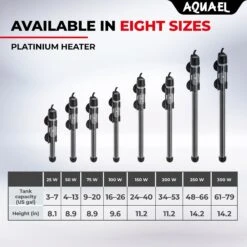 Aquael Platinium 250W Glass Heater -Plax Penn Shop 820366 PT5. AC SS1800 V1696886929