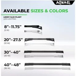 Aquael Leddy Slim 5W Plant 8"-11.75" Aquarium Lamp -Plax Penn Shop 820590 PT2. AC SS1800 V1683745538