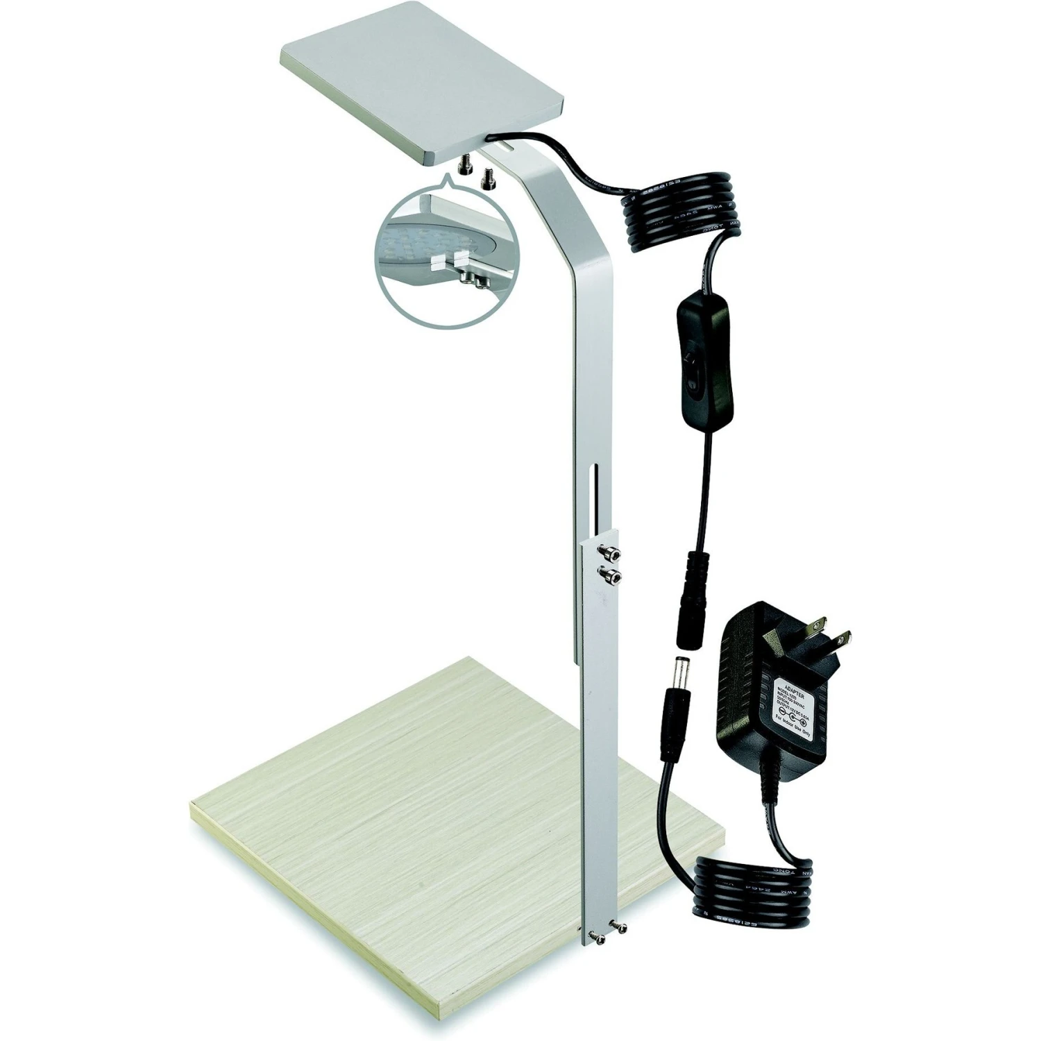 Penn-Plax Eco-Grow Decorative Plant LED Light & Stand Fish Light Fixture 4 Penn-Plax Eco-Grow Decorative Plant LED Light & Stand Fish Light Fixture - Image 2