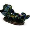 Penn-Plax Deco-Replicas Sunken Treasure Ship Fish Ornament, Medium -Plax Penn Shop 875790 MAIN. AC SS1800 V1686336577
