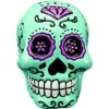 Penn-Plax Sugar Skull Fish Ornament, Medium, Blue -Plax Penn Shop 880406 MAIN. AC SS1800 V1688155686