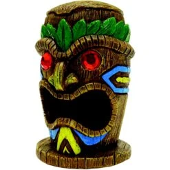 Penn-Plax Tiki Gazer Aquarium Fish Ornament