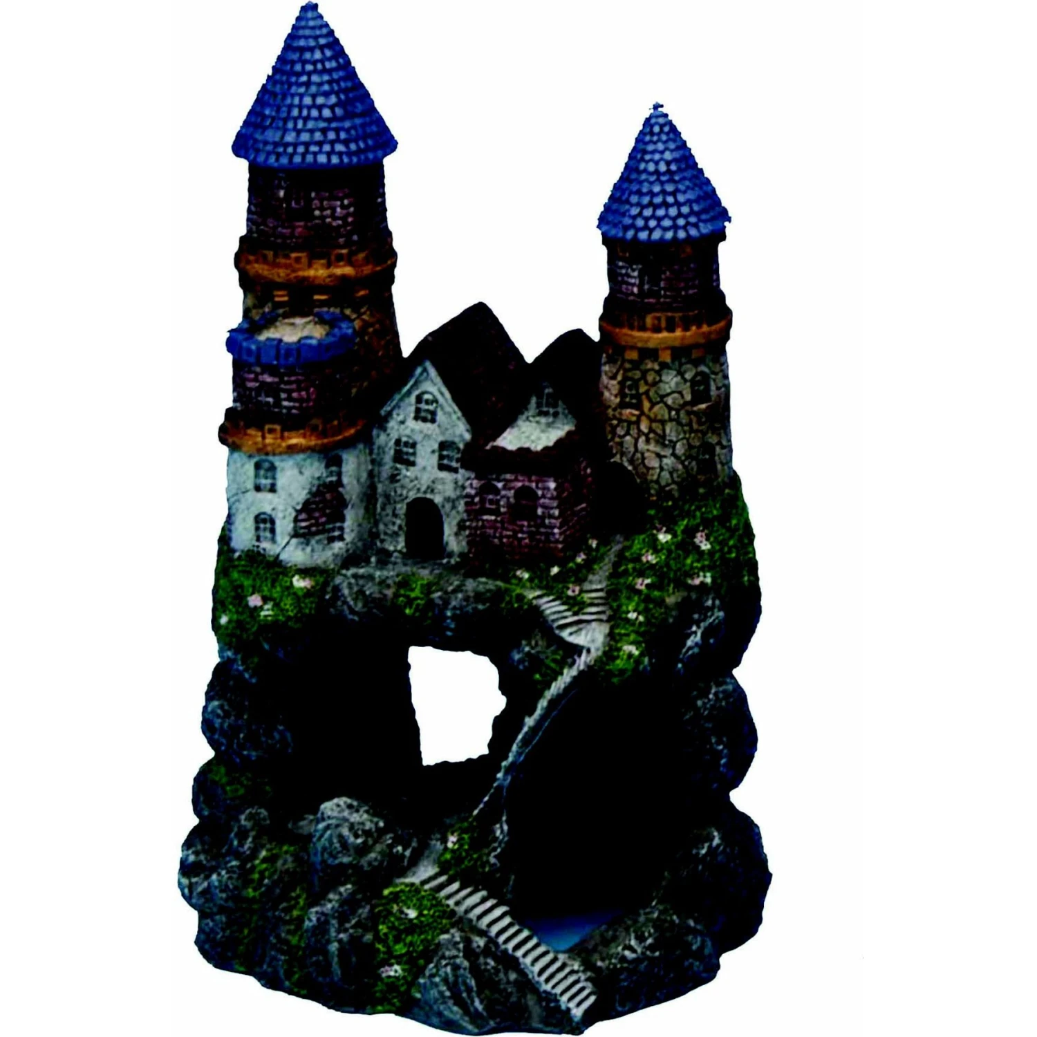 Penn-Plax Age-of-Magic Enchanted Castle Aquarium Decoration Fish Ornament, Medium 3 Penn-Plax Age-of-Magic Enchanted Castle Aquarium Decoration Fish Ornament, Medium