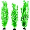 Penn-Plax Aqua-Plants Plastic Aquarium 3 Piece Fish Plant