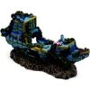 Penn-Plax Pirate Treasure Ship Fish Ornament, Small, Multicolor -Plax Penn Shop 880966 MAIN. AC SS1800 V1688146885