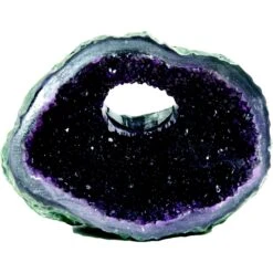 Penn-Plax Geode Crystal Fish Ornament, Purple