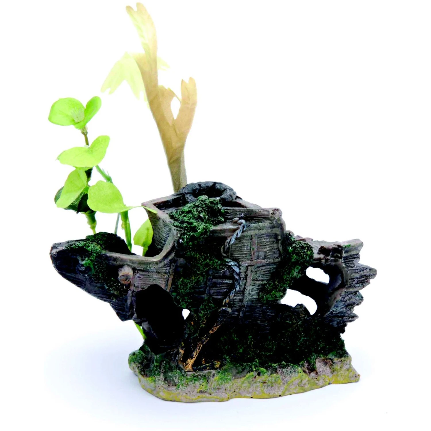 Penn-Plax Shipwreck Front Fish Ornament, Small, Multicolor 3 Penn-Plax Shipwreck Front Fish Ornament, Small, Multicolor