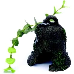 Penn-Plax Old Bell Fish Ornament, Small, Grey