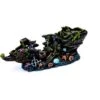 Penn-Plax Deco-Replicas Sunken Split Ship Fish Ornament, Small, Grey -Plax Penn Shop 881294 MAIN. AC SS1800 V1688156396