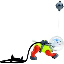 Penn-Plax Action-Air Diving Sea-Dog Fish Ornament, Multicolor