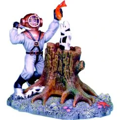 Penn-Plax Action-Air Diver With Eel Fish Ornament, Multicolor