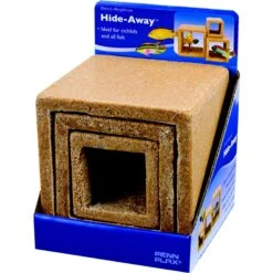 Penn-Plax Deco-Replicas Hide-Away Cubes Fish Ornament, Brown -Plax Penn Shop 881438 PT2. AC SS1800 V1688156836
