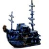 Penn-Plax Pirate Treasure Ship Bow Fish Ornament, Medium, Grey -Plax Penn Shop 881454 MAIN. AC SS1800 V1688156334