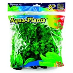 Penn-Plax 8-in Plastic Fish Plant, Green, 6 Count -Plax Penn Shop 881502 PT4. AC SS1800 V1688147781