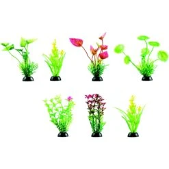 Penn-Plax 4-in Natural Betta Fish Plant, Multicolor, 12 Count