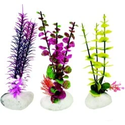 Penn-Plax Rock Fish Plant, 8-in H