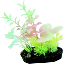 Penn-Plax Glow Fish Plant, X-Small, Green