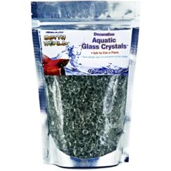 Penn-Plax Aquatic Glass Crystal Sand Fish Ornament