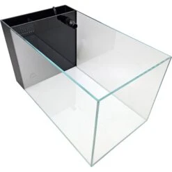 Lifegard CRYSTAL Peninsula Beveled Edge Low Iron Aquarium With Built In Side Filter, 5-mm -Plax Penn Shop 889910 PT2. AC SS1800 V1691430124