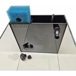 Lifegard CRYSTAL Peninsula Beveled Edge Low Iron Aquarium With Built In Side Filter, 5-mm -Plax Penn Shop 889910 PT4. AC SS1800 V1691430126