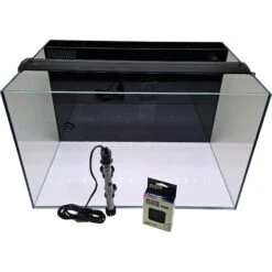 Lifegard CRYSTAL Beveled Edge Low Iron Aquarium With Built In Back Filter, 6-mm, 24-gal