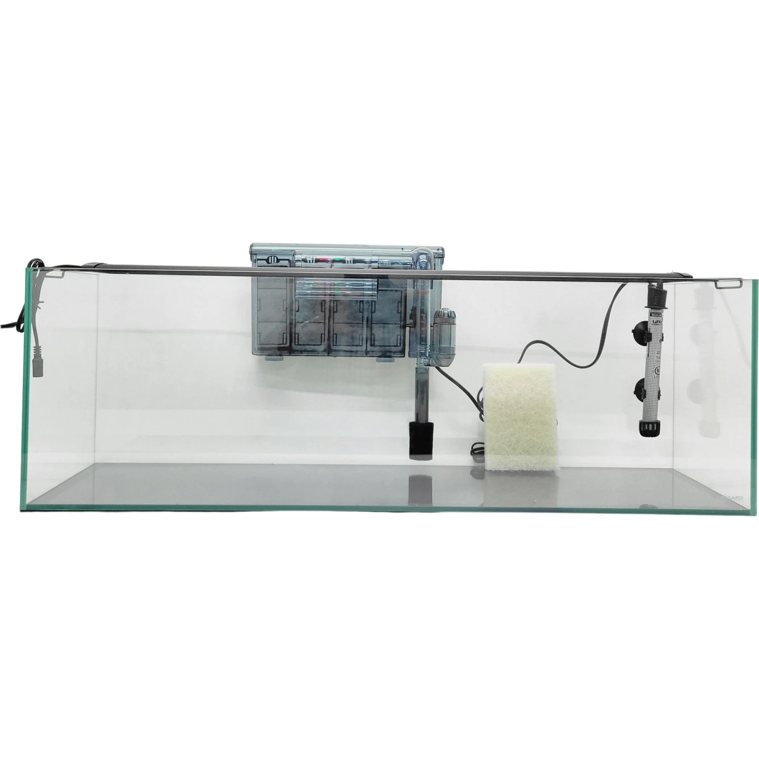 Lifegard Clear Glass Bookshelf Aquarium With HOF-4 Hang On Filter, 8-mm, 22-gal 4 Lifegard Clear Glass Bookshelf Aquarium With HOF-4 Hang On Filter, 8-mm, 22-gal - Image 2