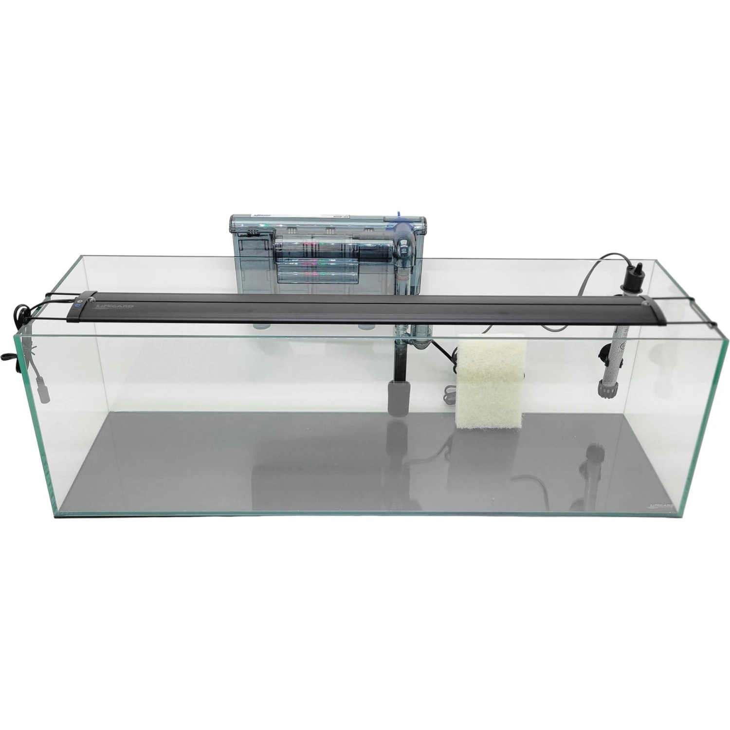 Lifegard Clear Glass Bookshelf Aquarium With HOF-4 Hang On Filter, 8-mm, 22-gal 5 Lifegard Clear Glass Bookshelf Aquarium With HOF-4 Hang On Filter, 8-mm, 22-gal - Image 3