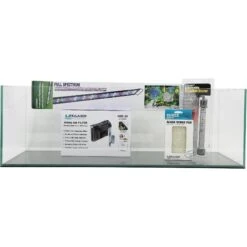 Lifegard Clear Glass Bookshelf Aquarium With HOF-3 Filter, 6-mm, 16-gal
