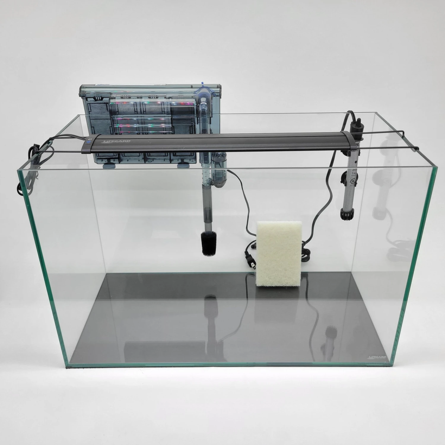 Lifegard Clear Glass Rimless Aquarium With HOF-4 Hang On Filter, 6-mm, 20-gal 6 Lifegard Clear Glass Rimless Aquarium With HOF-4 Hang On Filter, 6-mm, 20-gal - Image 4