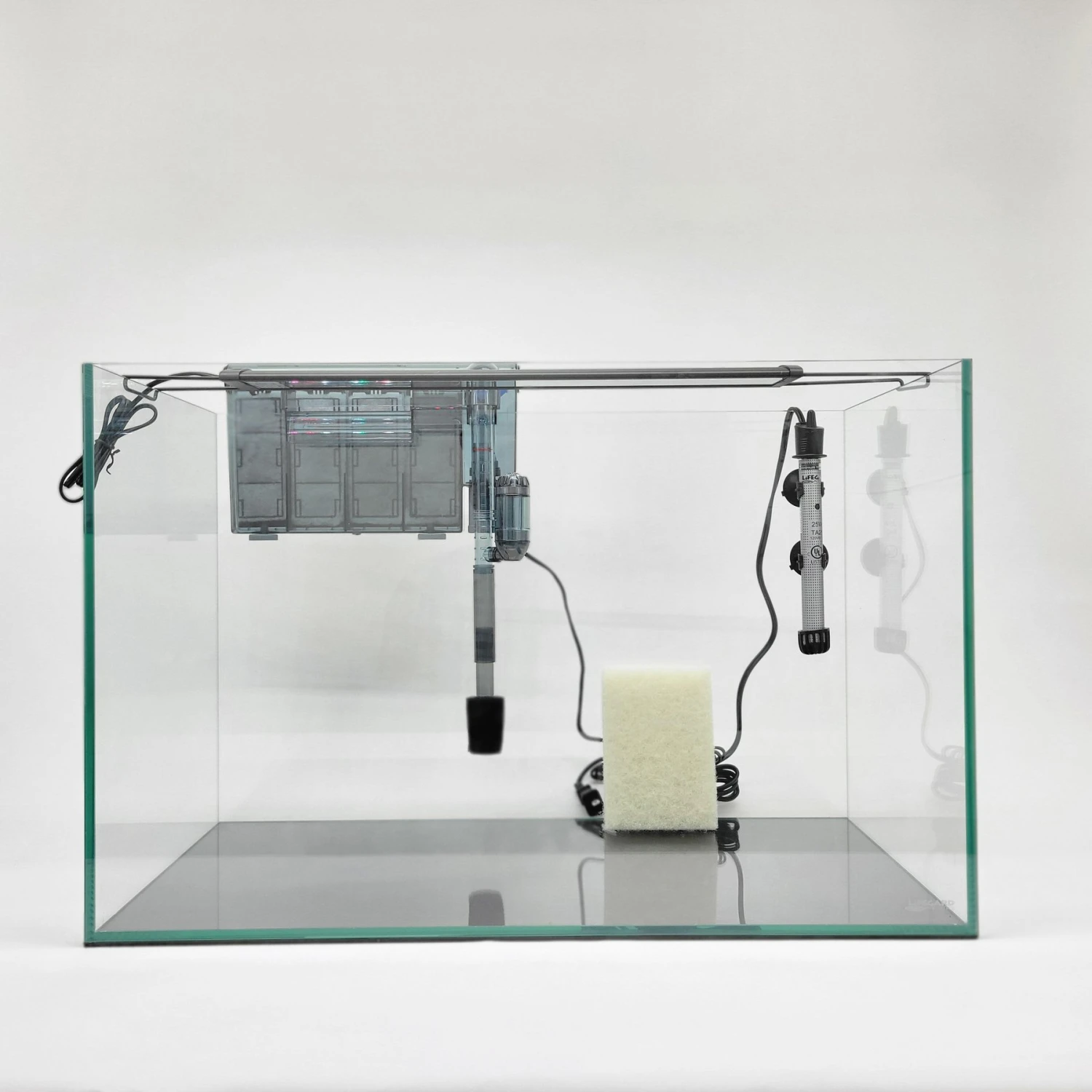 Lifegard Clear Glass Rimless Aquarium With HOF-4 Hang On Filter, 6-mm, 20-gal 11 Lifegard Clear Glass Rimless Aquarium With HOF-4 Hang On Filter, 6-mm, 20-gal - Image 9