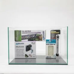 Lifegard Clear Glass Rimless Aquarium With HOF-2 Hang On Filter, 5-mm -Plax Penn Shop 890118 PT3. AC SS1800 V1690206100