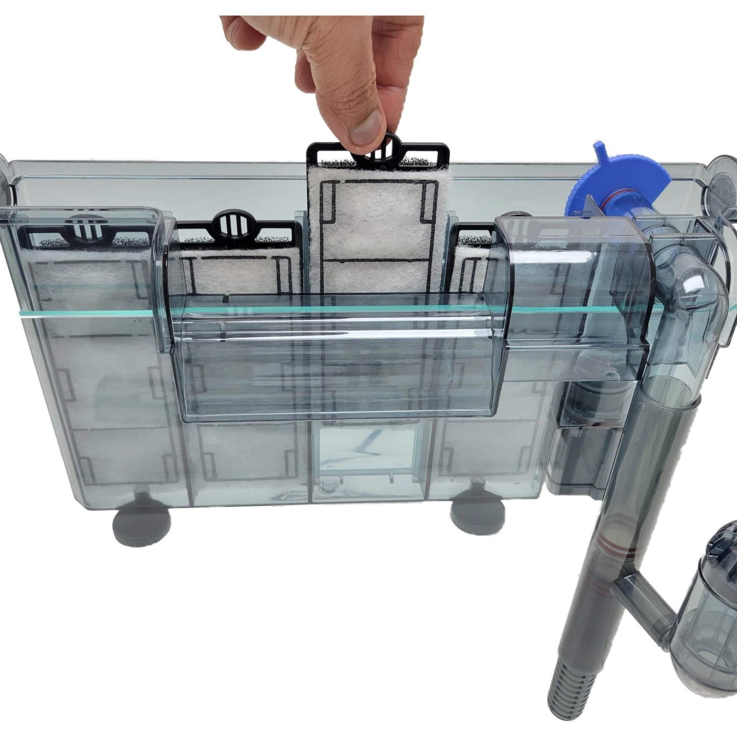 Lifegard HOF-40 Quadruple Slim Design Hang-On-Filter, 40-gal 4 Lifegard HOF-40 Quadruple Slim Design Hang-On-Filter, 40-gal - Image 2