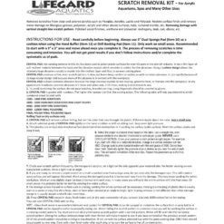 Lifegard Basic Scratch Removal Kit For Acrylic Aquariums, Black -Plax Penn Shop 890638 PT7. AC SS1800 V1691429999