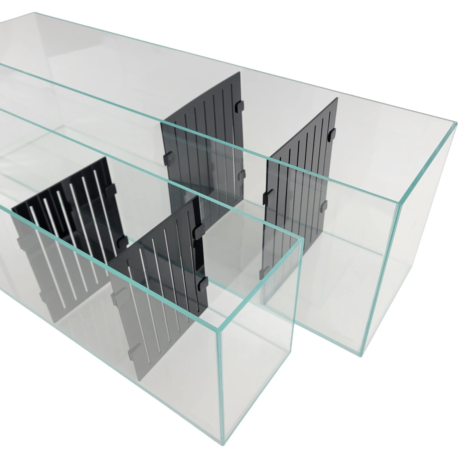 Lifegard Bookshelf Aquarium R460043 & R460083 Acrylic Dividers, Black, 2-pack, 11-gal 3 Lifegard Bookshelf Aquarium R460043 & R460083 Acrylic Dividers, Black, 2-pack, 11-gal