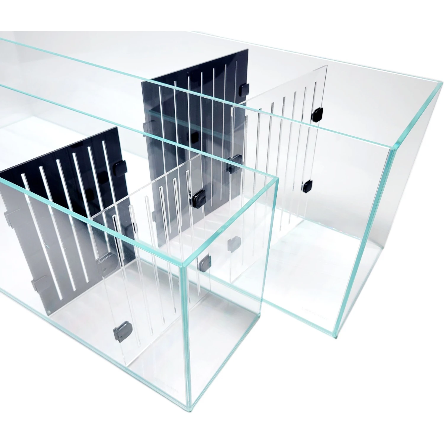 Lifegard Bookshelf Aquarium R460044 & R460084 Acrylic Dividers, Black, 2-pack, 6-gal 4 Lifegard Bookshelf Aquarium R460044 & R460084 Acrylic Dividers, Black, 2-pack, 6-gal - Image 2