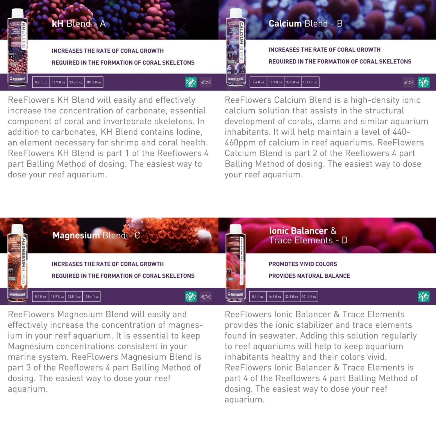 Reeflowers KH Blend A Part Balling Fish Aquarium Water Conditioner 8 Reeflowers KH Blend A Part Balling Fish Aquarium Water Conditioner - Image 6