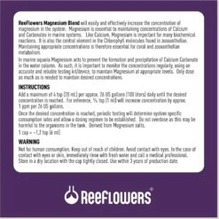 Reeflowers Magnesium Blend C Part Balling Fish Aquarium Water Conditioner -Plax Penn Shop 892886 PT2. AC SS1800 V1688759863