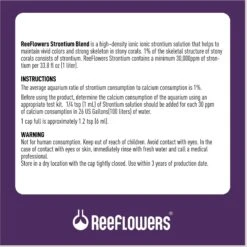 Reeflowers Strontium Blend Fish Aquarium Water Conditioner -Plax Penn Shop 892982 PT2. AC SS1800 V1688761221
